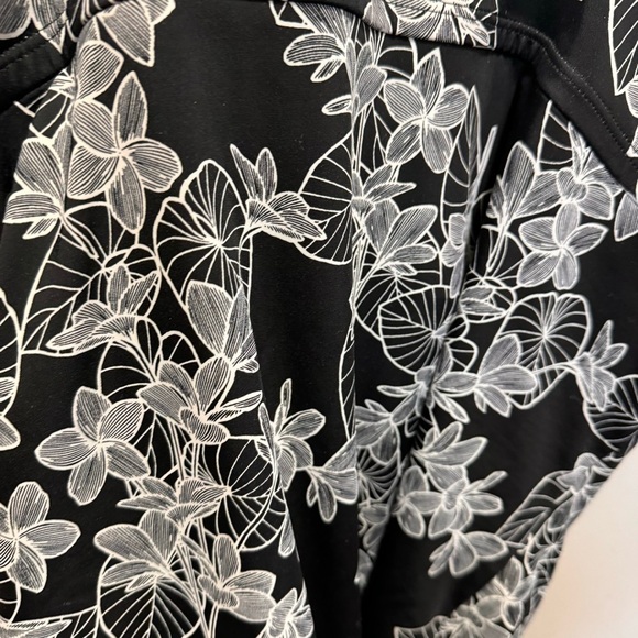 Swimsuits for All Black Floral Swimsuit Size 26 - Picture 8 of 11